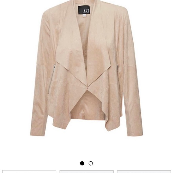 KUT from the Kloth Faux Suade Jacket . - Picture 2 of 2